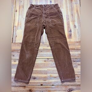 Sanctuary Women’s Brown Corduroy Straight Leg Pants. Size 28